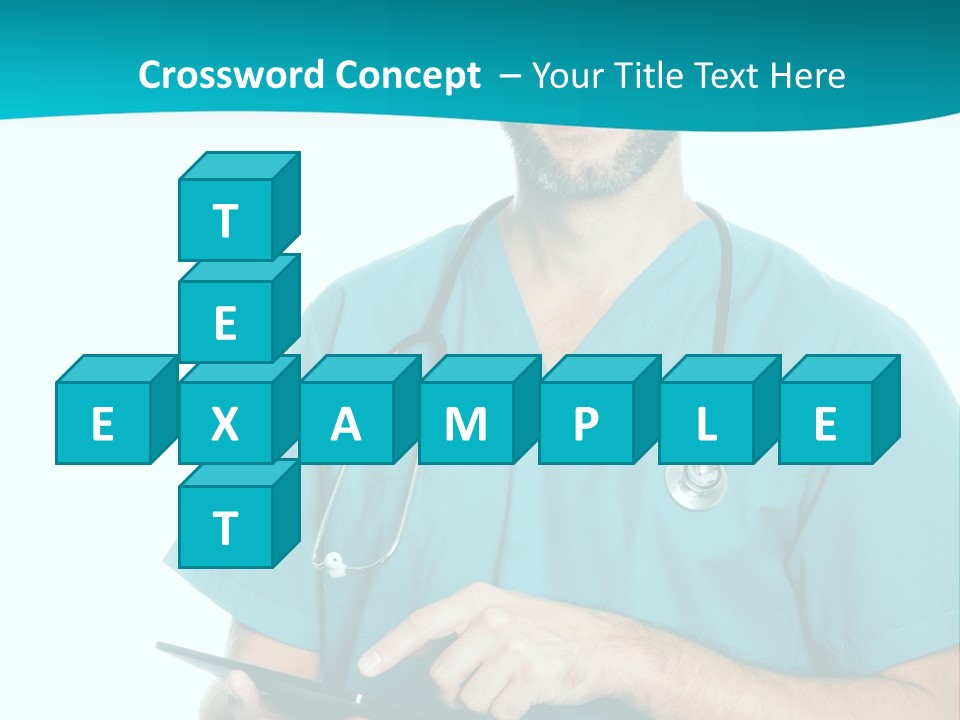 Man Communication Job PowerPoint Template