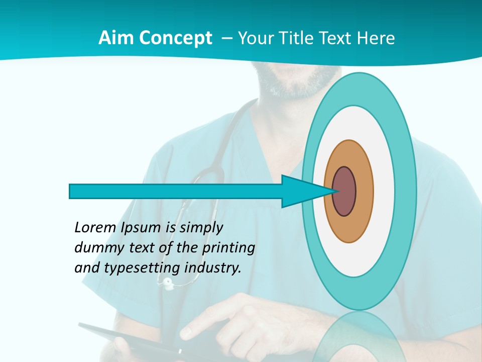 Man Communication Job PowerPoint Template