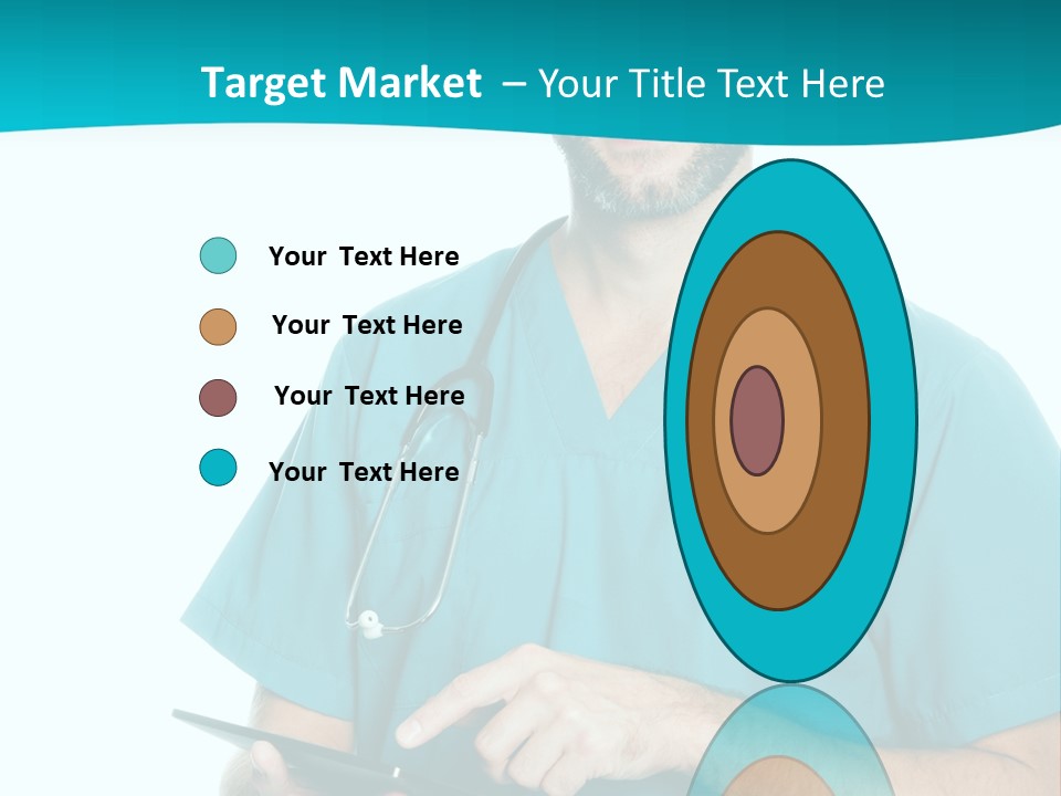 Man Communication Job PowerPoint Template