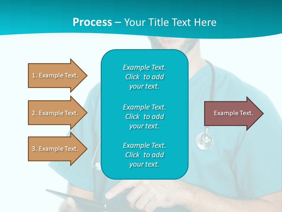 Man Communication Job PowerPoint Template