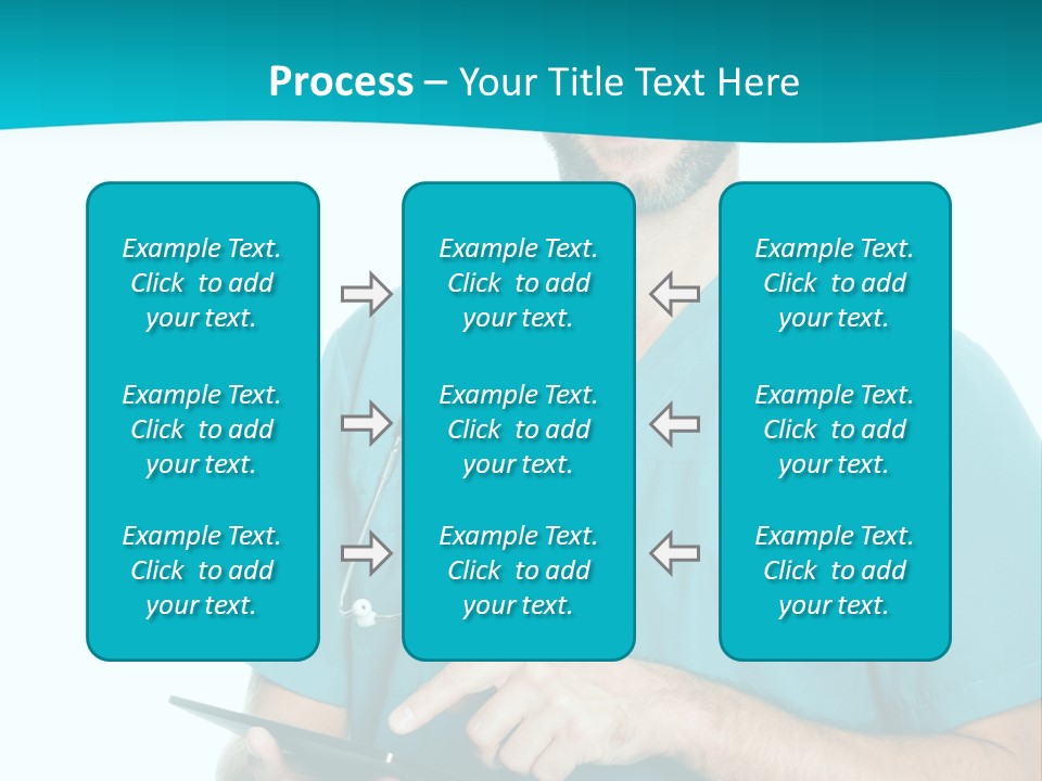 Man Communication Job PowerPoint Template