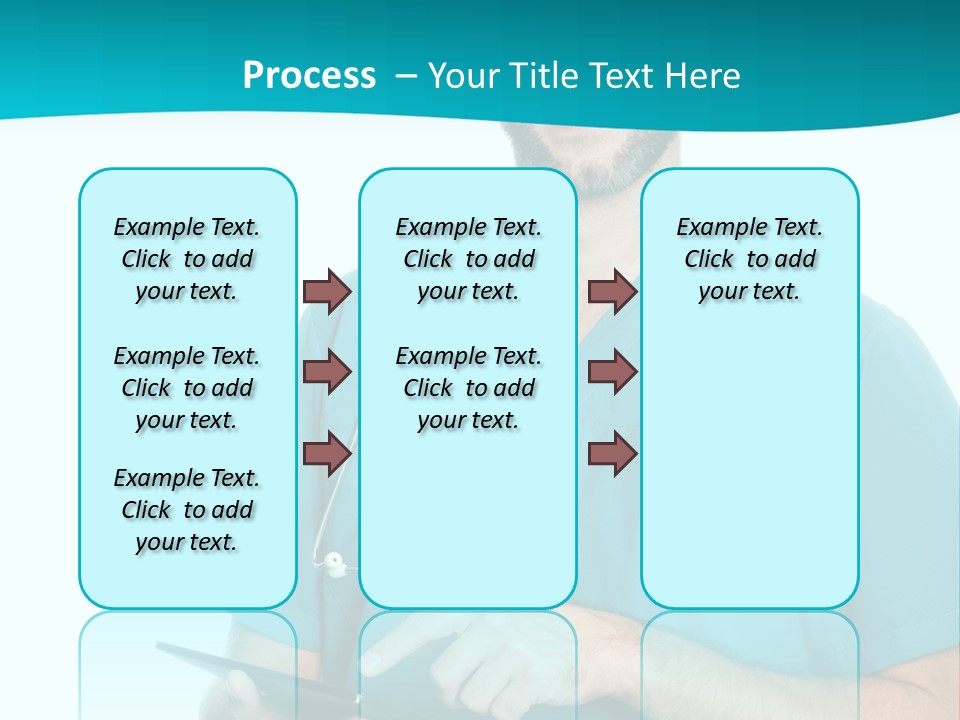 Man Communication Job PowerPoint Template