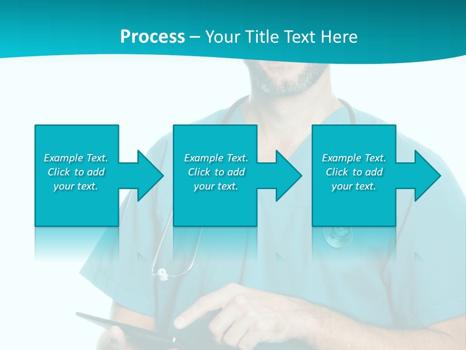 Man Communication Job PowerPoint Template