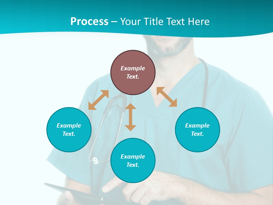 Man Communication Job PowerPoint Template