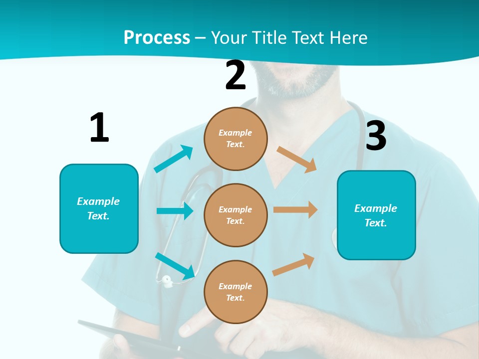 Man Communication Job PowerPoint Template