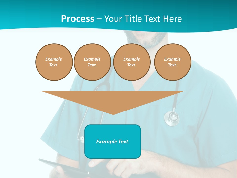 Man Communication Job PowerPoint Template