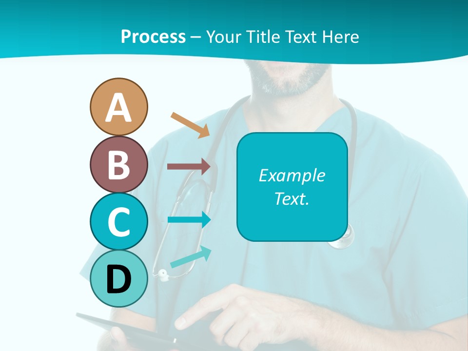 Man Communication Job PowerPoint Template