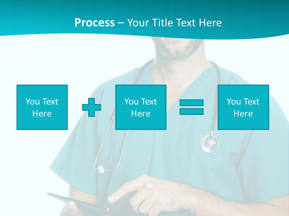 Man Communication Job PowerPoint Template