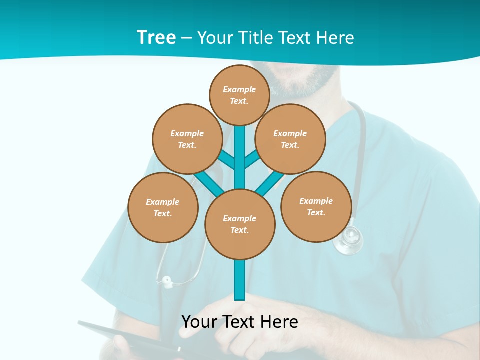Man Communication Job PowerPoint Template