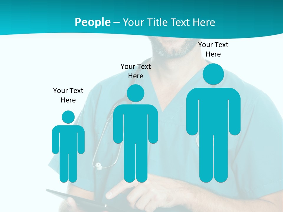 Man Communication Job PowerPoint Template