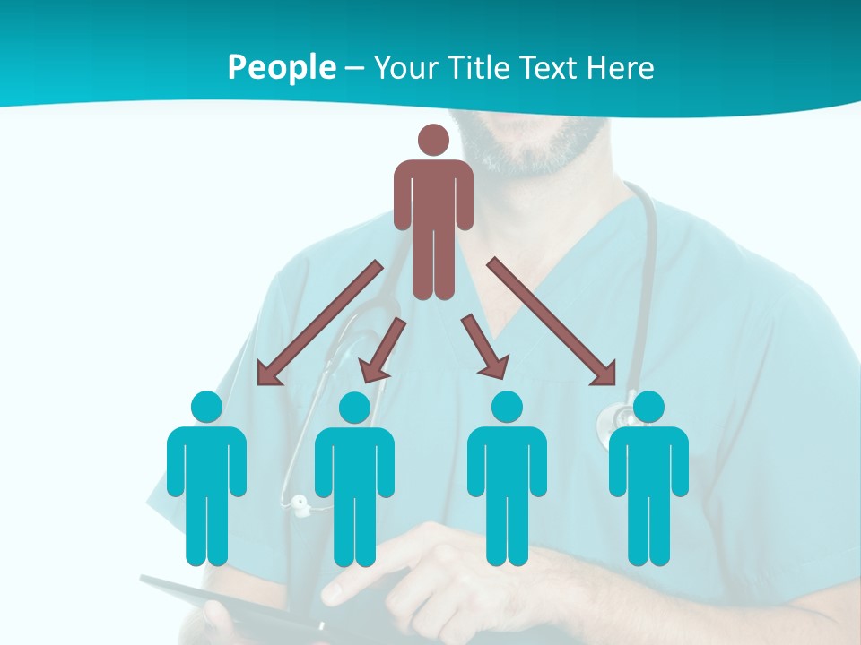 Man Communication Job PowerPoint Template