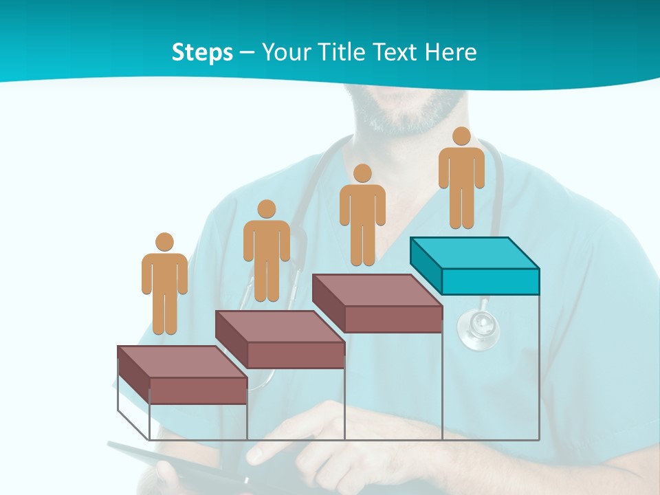 Man Communication Job PowerPoint Template