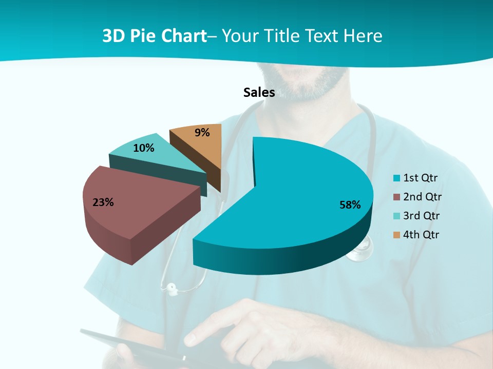 Man Communication Job PowerPoint Template