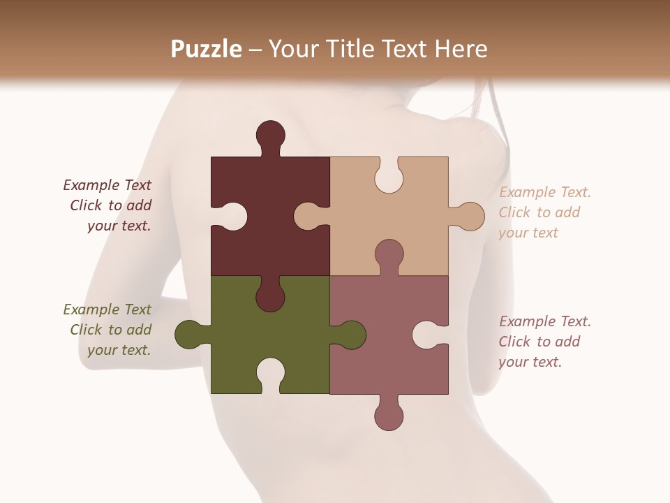 Backache Women Sick PowerPoint Template