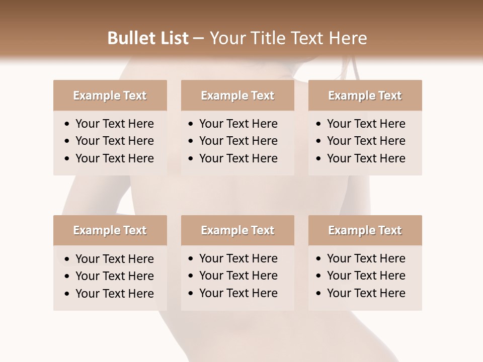 Backache Women Sick PowerPoint Template