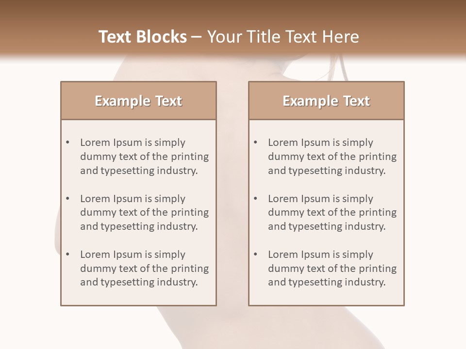 Backache Women Sick PowerPoint Template