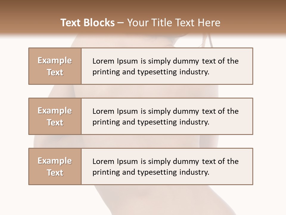 Backache Women Sick PowerPoint Template