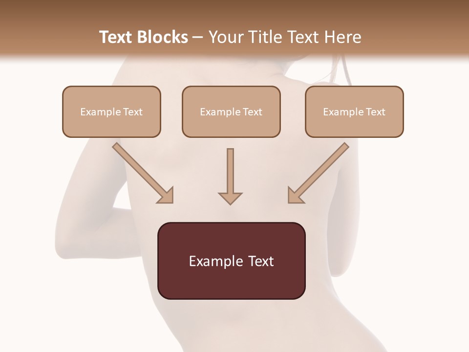 Backache Women Sick PowerPoint Template