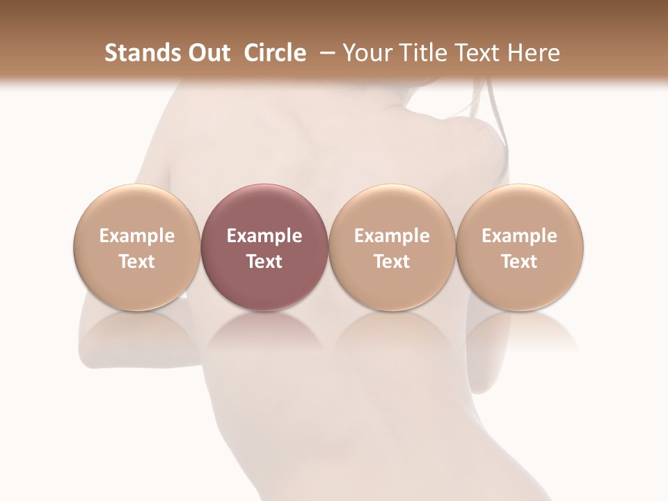 Backache Women Sick PowerPoint Template