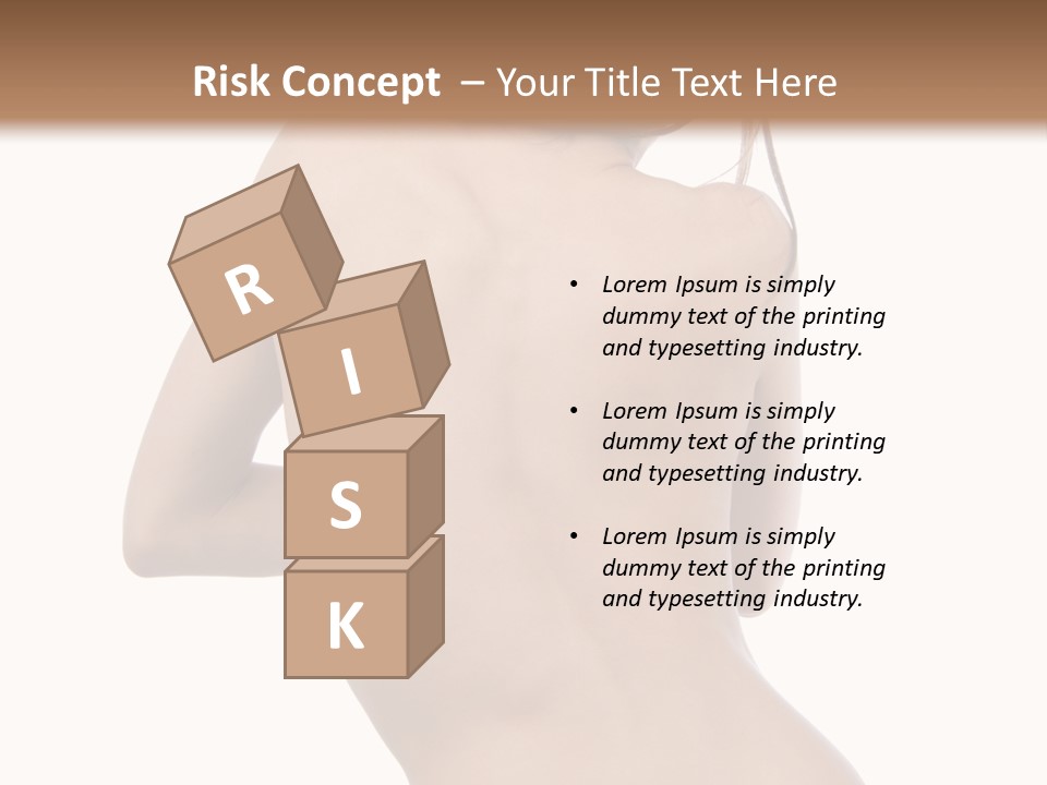 Backache Women Sick PowerPoint Template