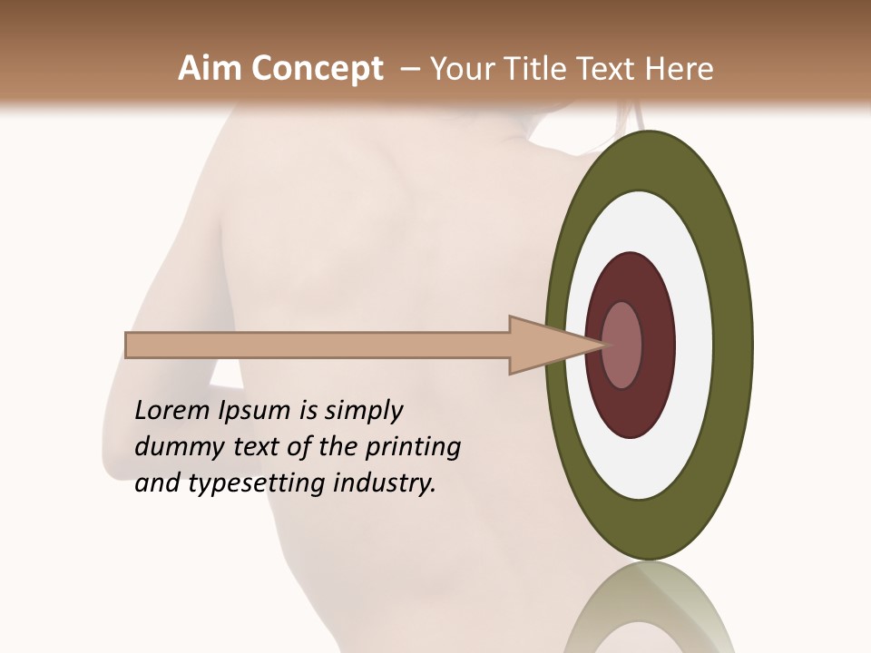 Backache Women Sick PowerPoint Template