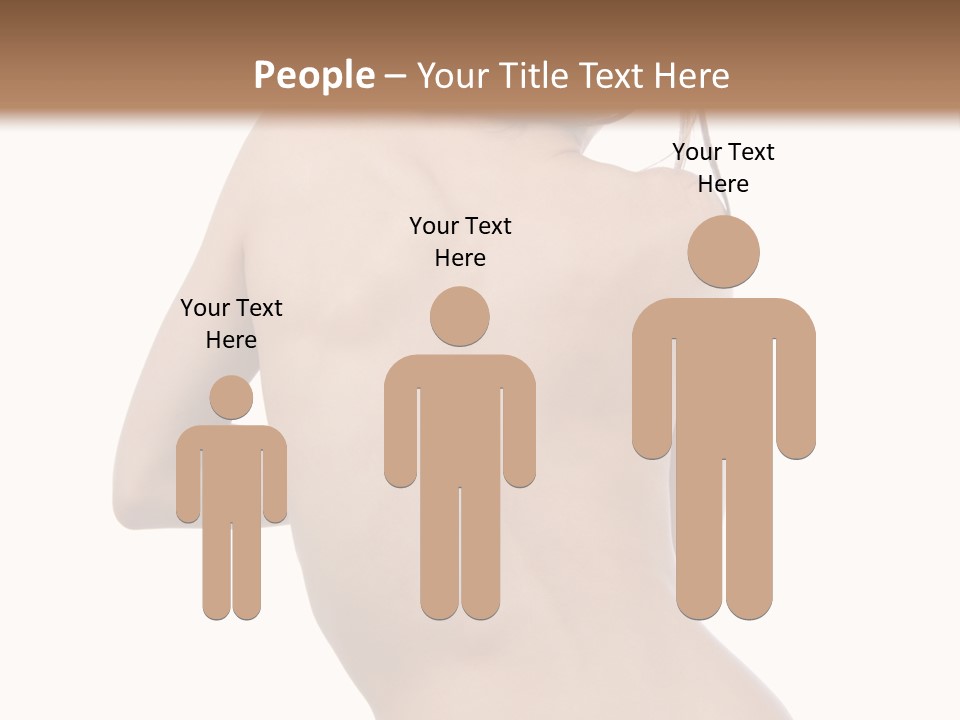 Backache Women Sick PowerPoint Template