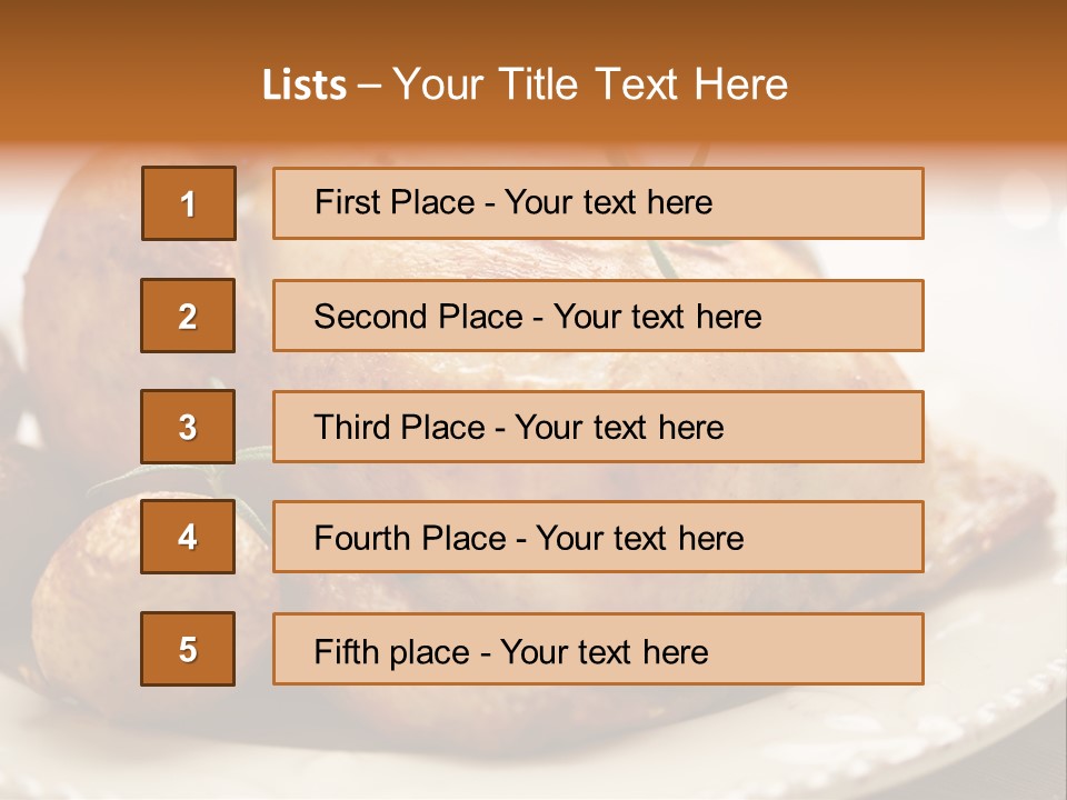 Lunch Delicious Poultry PowerPoint Template