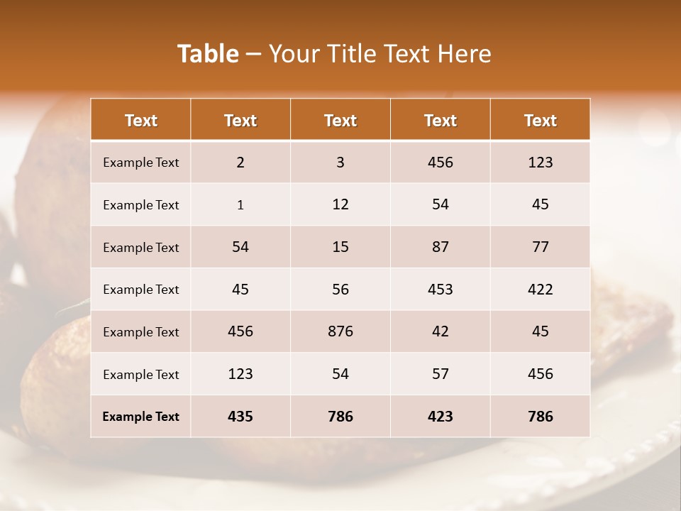 Lunch Delicious Poultry PowerPoint Template