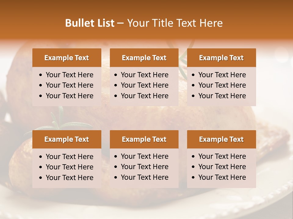 Lunch Delicious Poultry PowerPoint Template