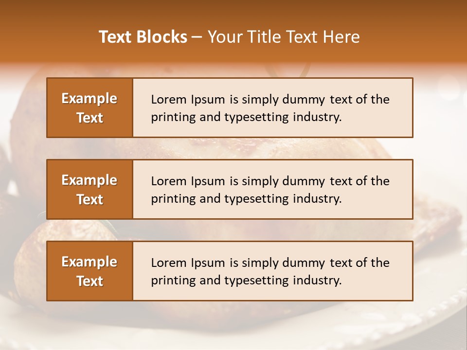 Lunch Delicious Poultry PowerPoint Template