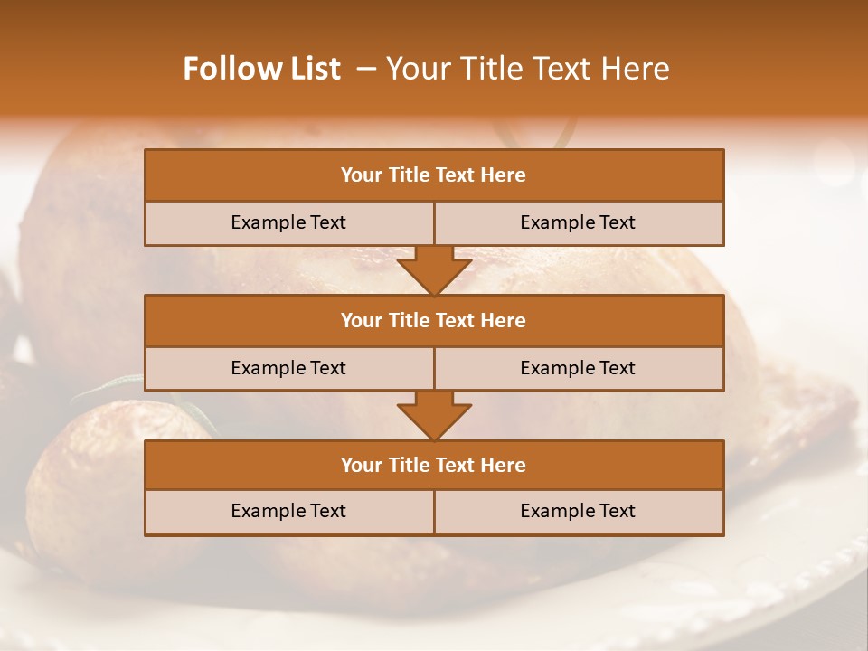 Lunch Delicious Poultry PowerPoint Template