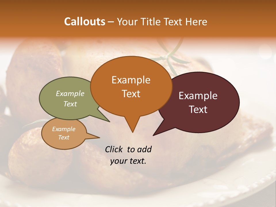 Lunch Delicious Poultry PowerPoint Template