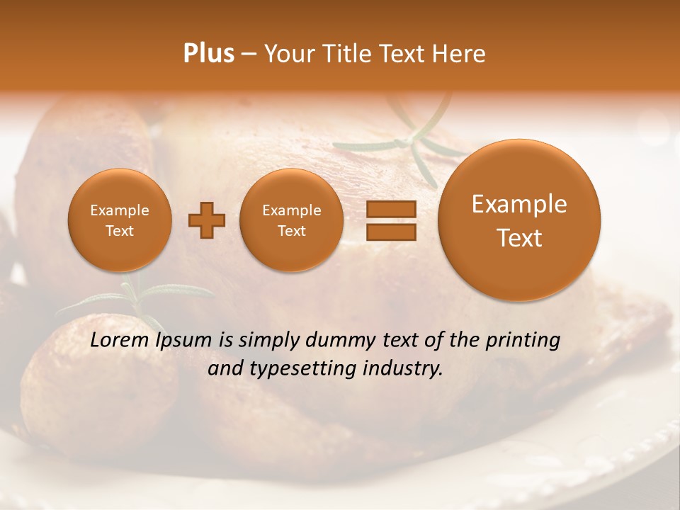 Lunch Delicious Poultry PowerPoint Template
