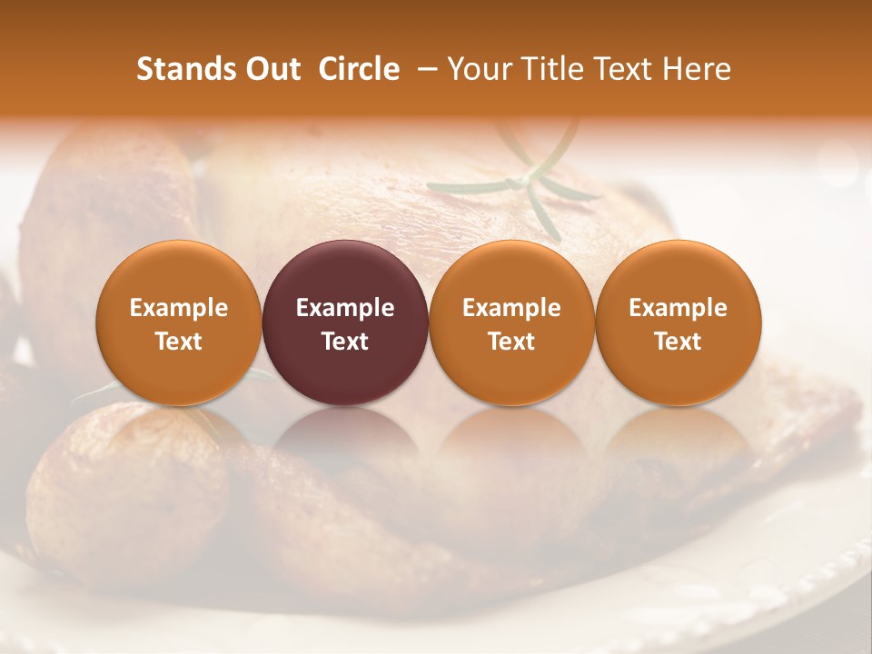 Lunch Delicious Poultry PowerPoint Template