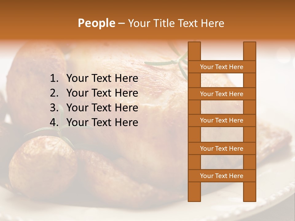 Lunch Delicious Poultry PowerPoint Template
