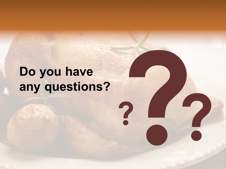 Lunch Delicious Poultry PowerPoint Template