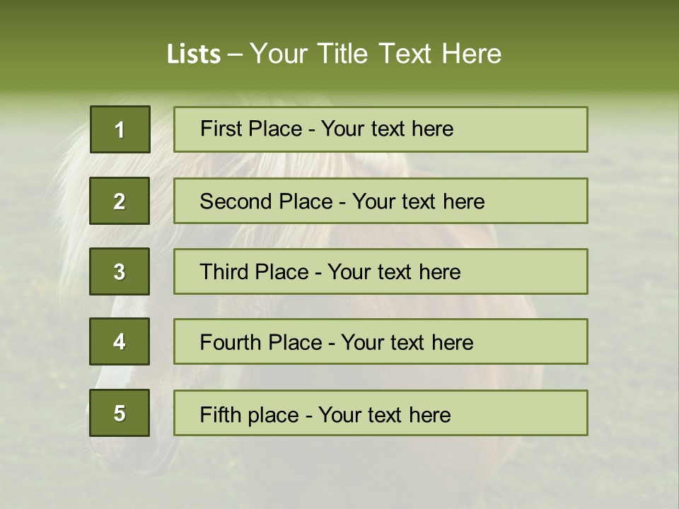 Field Running Moving PowerPoint Template