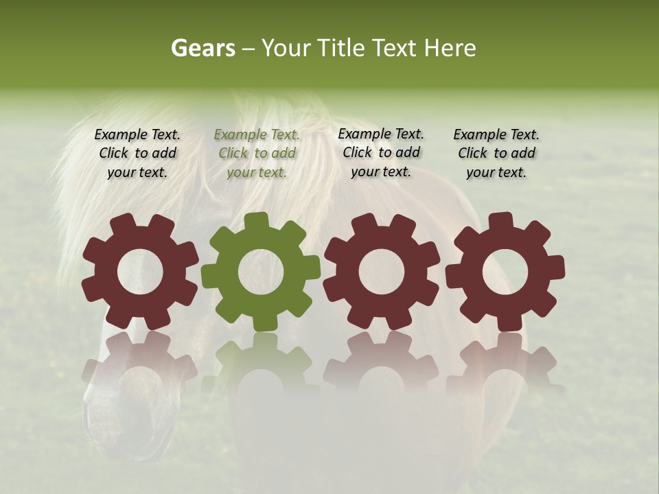 Field Running Moving PowerPoint Template