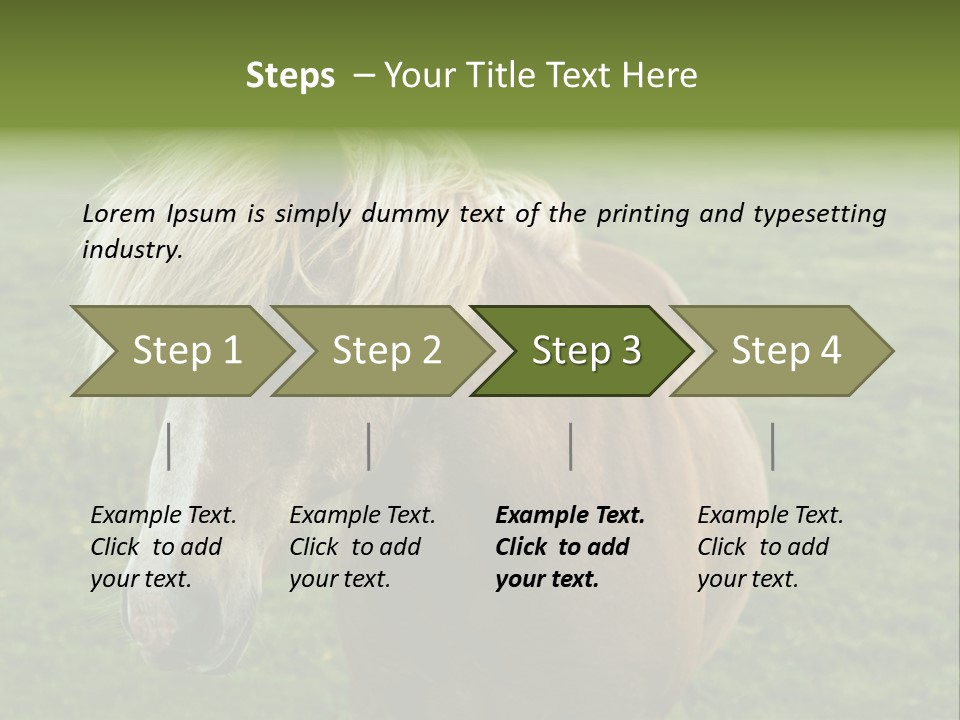 Field Running Moving PowerPoint Template