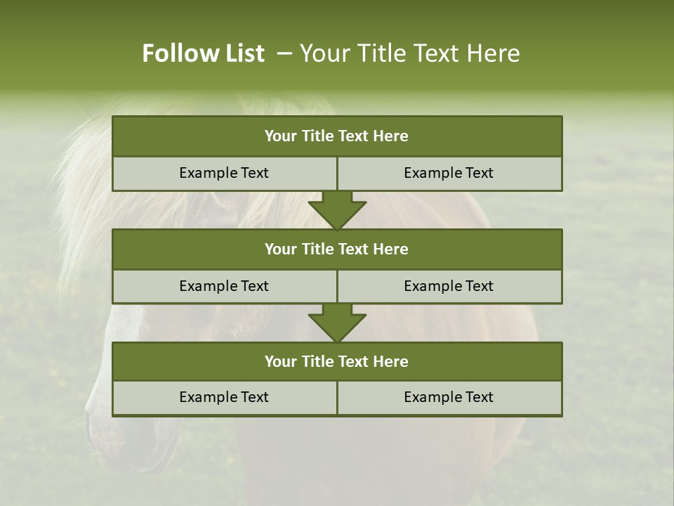 Field Running Moving PowerPoint Template