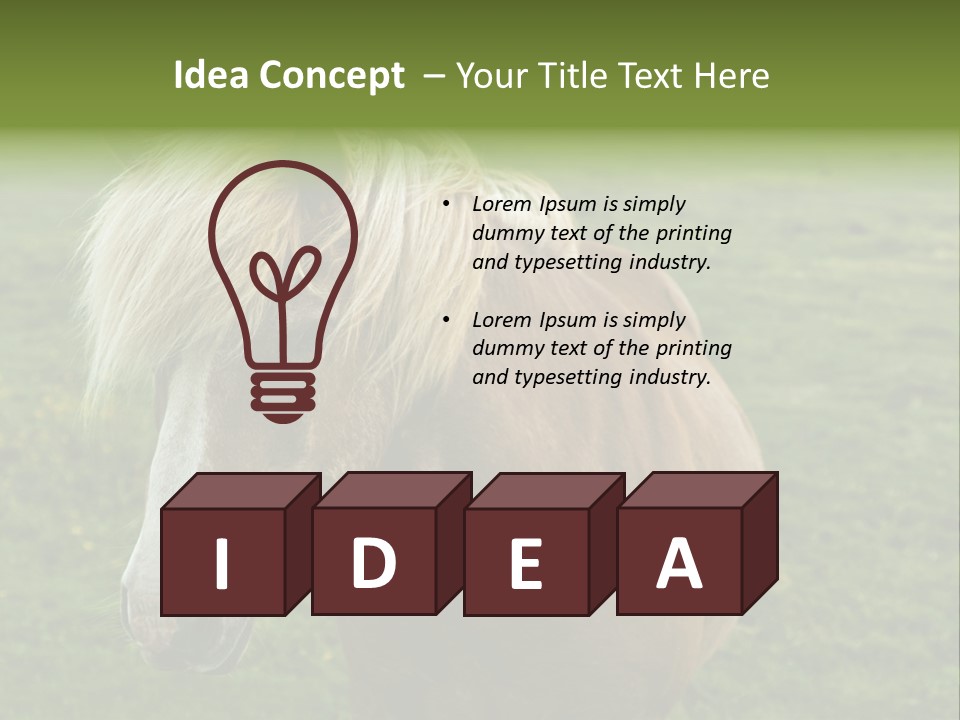 Field Running Moving PowerPoint Template