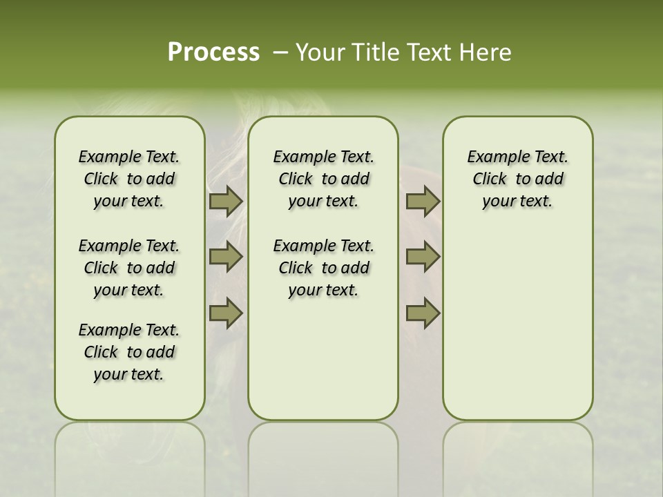 Field Running Moving PowerPoint Template