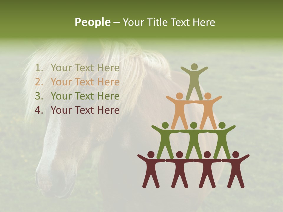 Field Running Moving PowerPoint Template