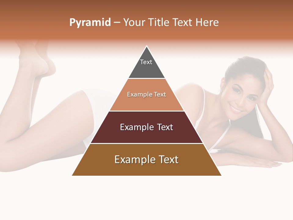 Brunette Lying Treatment PowerPoint Template