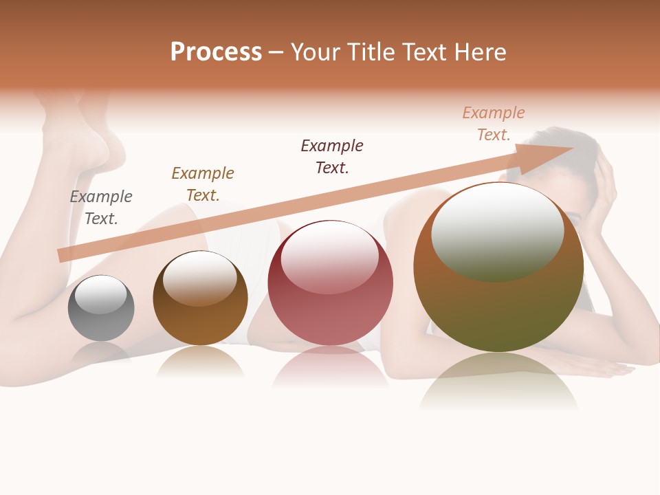 Brunette Lying Treatment PowerPoint Template