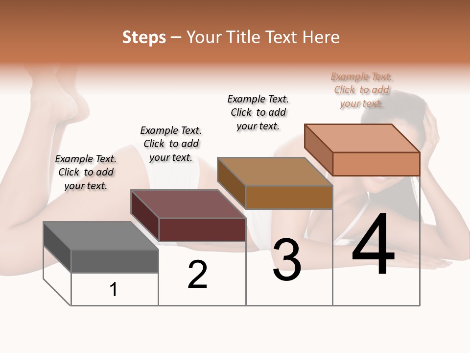 Brunette Lying Treatment PowerPoint Template