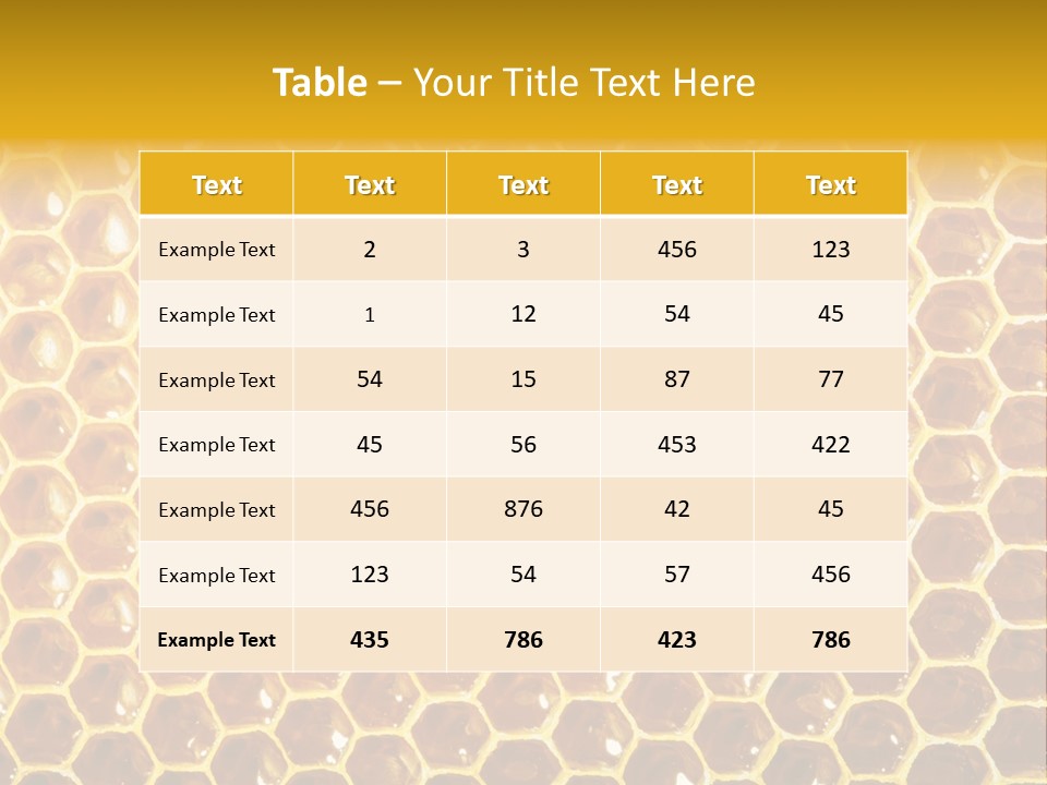 Efficiency Sugar Cell PowerPoint Template