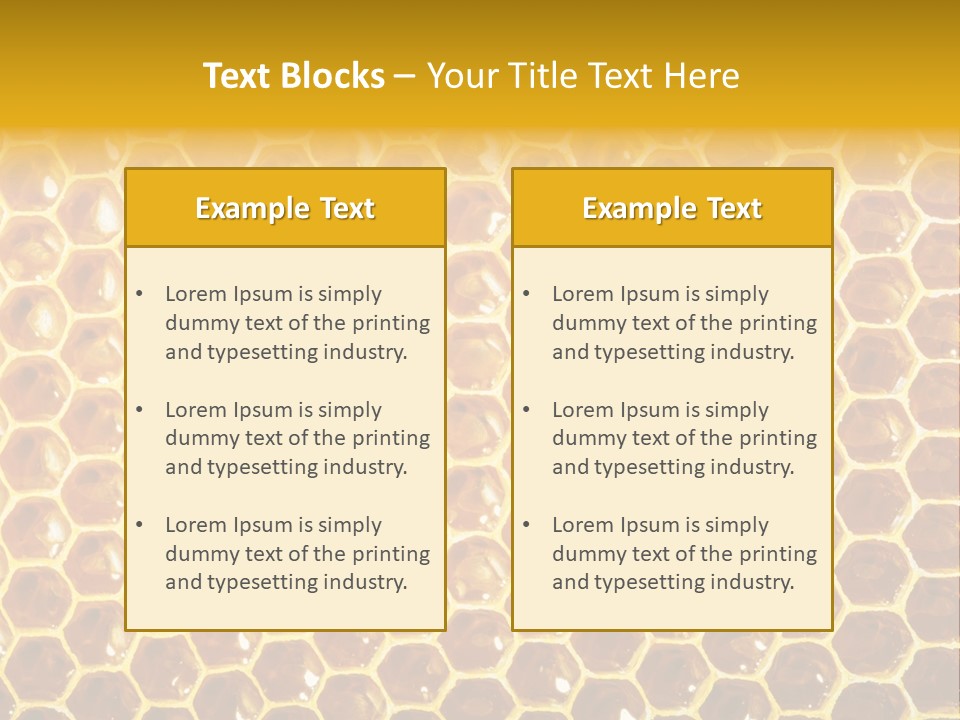 Efficiency Sugar Cell PowerPoint Template