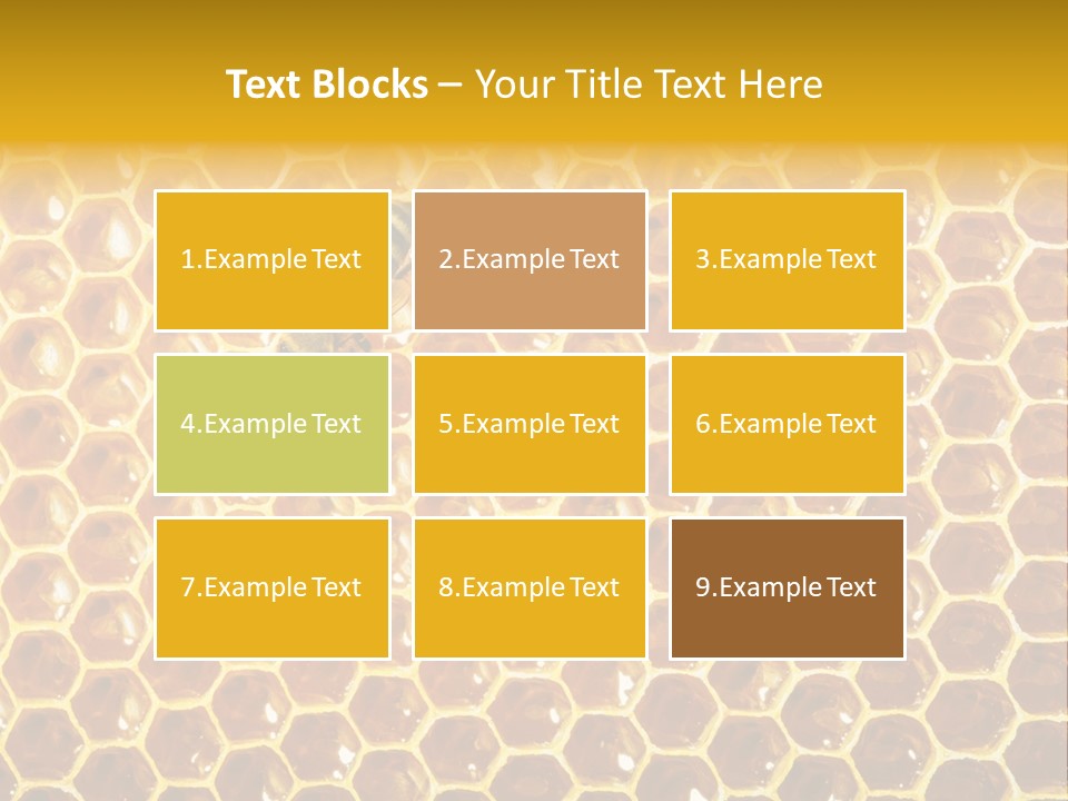 Efficiency Sugar Cell PowerPoint Template
