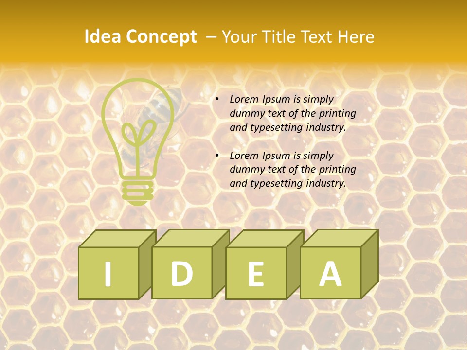 Efficiency Sugar Cell PowerPoint Template